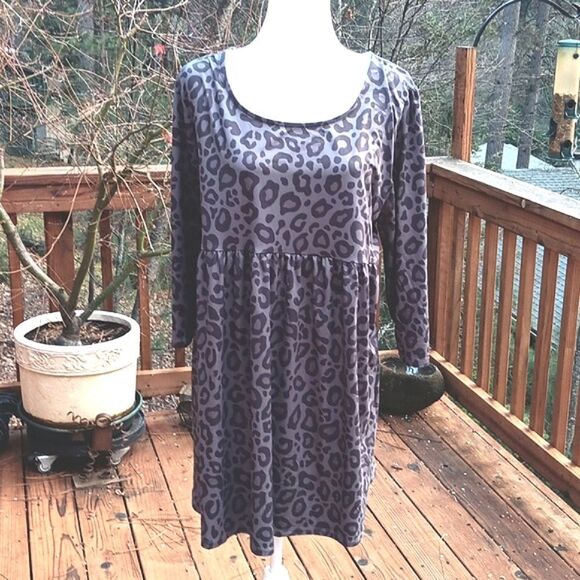 NWT Nanu Animal Print Dress - Picture 1 of 8